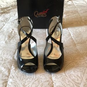 Black Criss-cross Carlos Heels